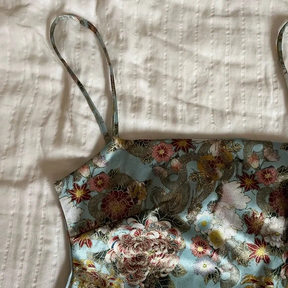 Floral mini dress - Picture 6 of 8